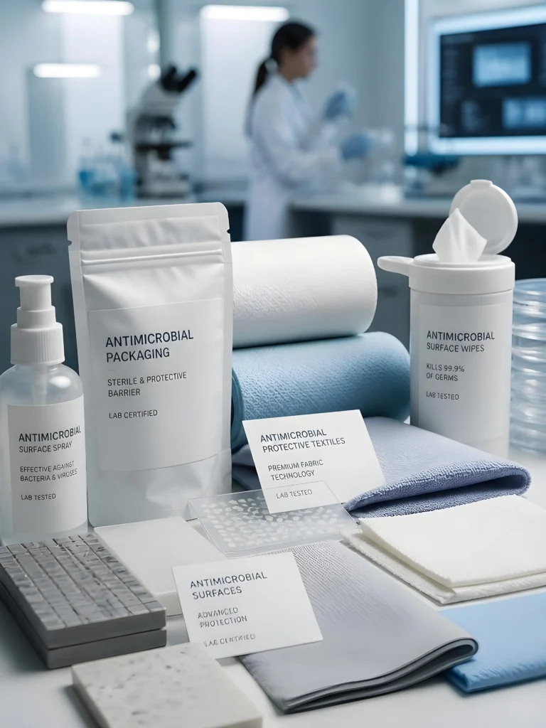 Antimicrobial Products, Textiles & Packaging