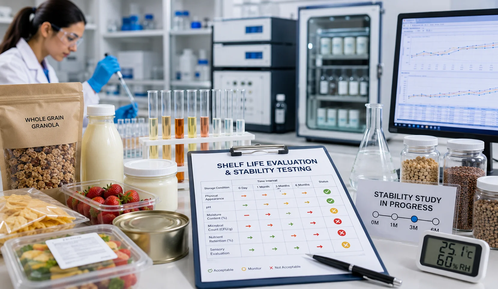 Comprehensive Shelf Life Evaluation & Stability Testing