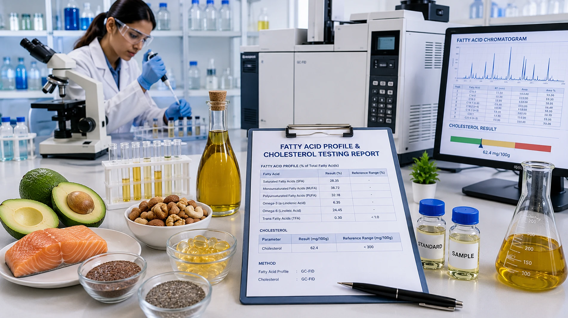 Fatty Acid Profile & Cholesterol Testing